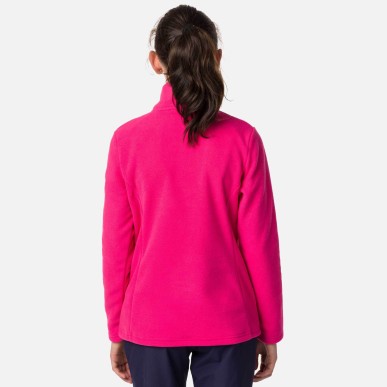 Rossignol 1/2 Zip Fleece girl pink fuschia