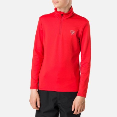 Rossignol 1/2 Zip Warm Stretch enfant crimson