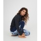 Legging Superdry Carbon Baselayer femme frosted blue ice/vortex navy