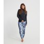 Legging Superdry Carbon Baselayer femme frosted blue ice/vortex navy