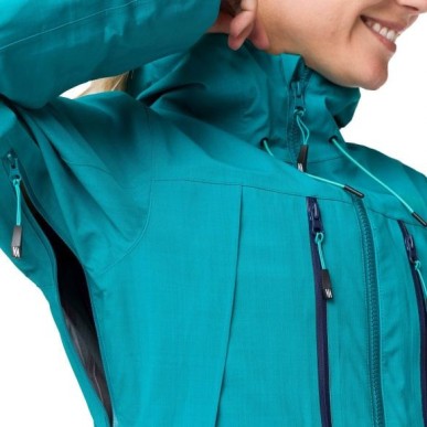 Vertical Mythic MP+ Jacket Femme peacock blue turquoise