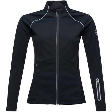 veste ski de fond Rossignol softshell femme noir