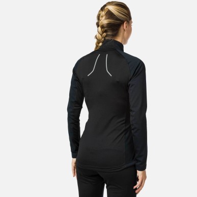 veste ski de fond Rossignol softshell femme noir