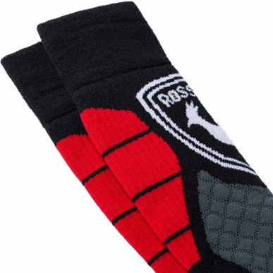 Rossignol Wool & Silk Chaussettes sports red