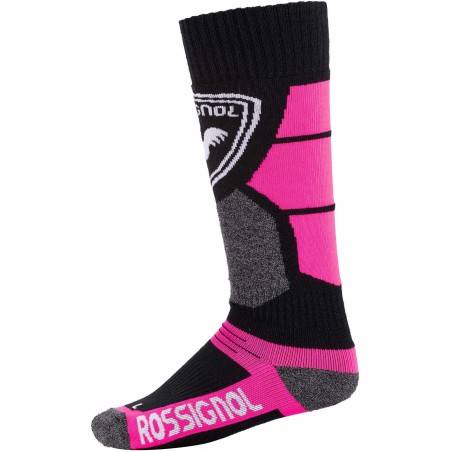 Rossignol Premium Wool Chaussettes Enfant fluo pink
