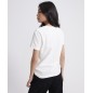 T-shirt Superdry Vintage Logo Reflective Box femme ecru T-shirt Superdry Vintage Logo Reflective Box femme ecru