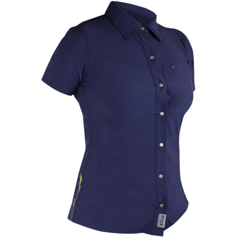 Vertical Aubrac SS Shirt W Midnight Blue Vertical Aubrac SS Shirt W Midnight Blue
