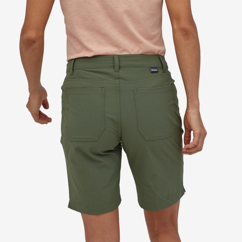 Patagonia Skyline Traveler Short femme kale green Patagonia Skyline Traveler Short femme kale green