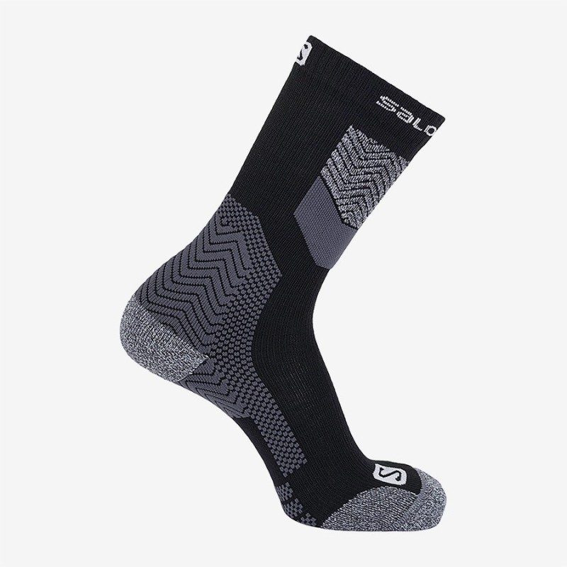 Salomon socks outpath wool black/forged iron