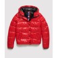 Bomber Superdry High Shine Toya Femme red