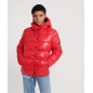 Bomber Superdry High Shine Toya Femme red