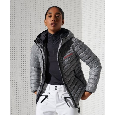 Doudoune Superdry Alpine Padded Femme Black Check