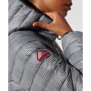 Doudoune Superdry Alpine Padded Femme Black Check