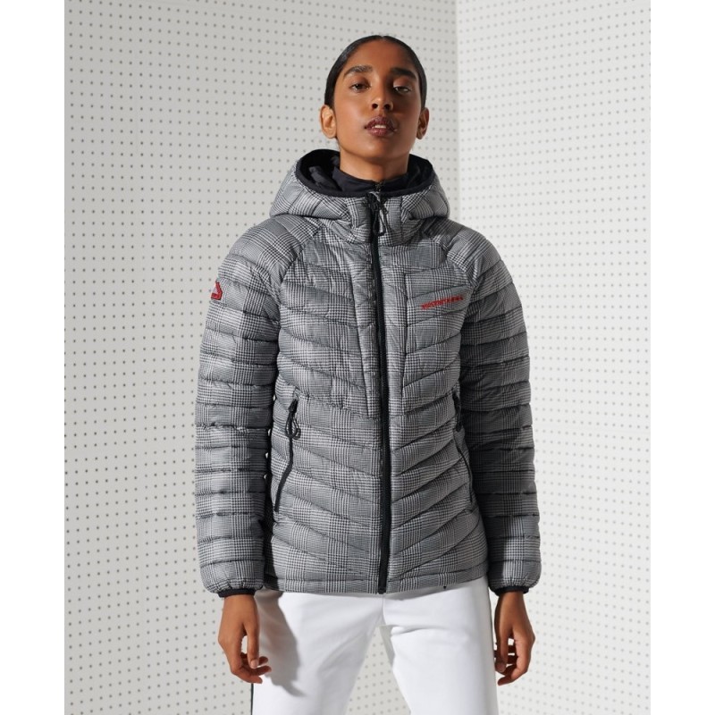 Doudoune Superdry Alpine Padded Femme Black Check