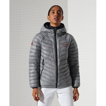 Doudoune Superdry Alpine Padded Femme Black Check