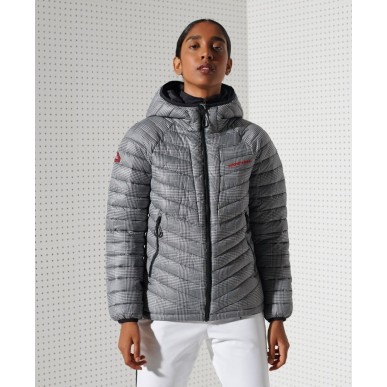 Doudoune Superdry Alpine Padded Femme Black Check