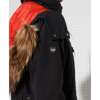 Veste Superdry Motion Steeze Waisted Femme Black