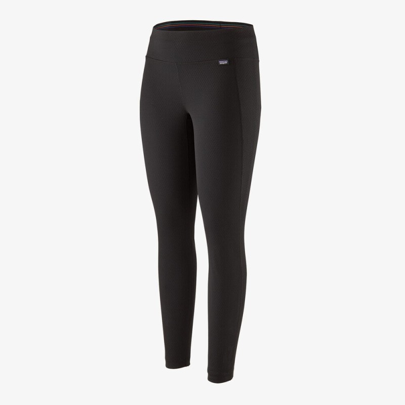 Patagonia Capilene Midweight Bottoms Femme Black