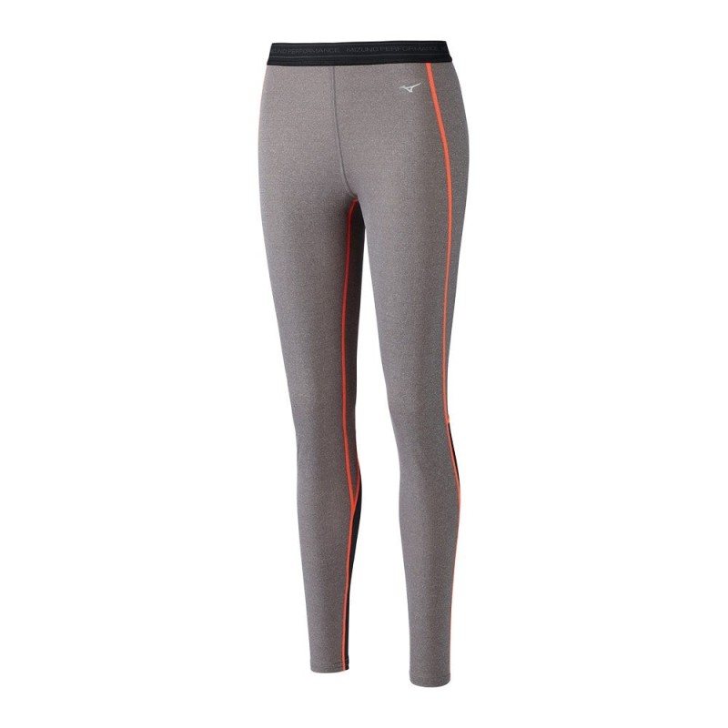 Mizuno Virtual Body collant long noir / rose sous vetements techniques femme