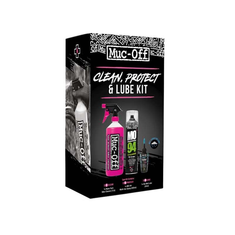 MUC-OFF - Pack Clean-Protect-Lube Kit WET MUC-OFF - Pack Clean-Protect-Lube Kit WET