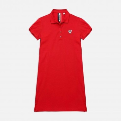Rossignol Polo Dress Femme carmin