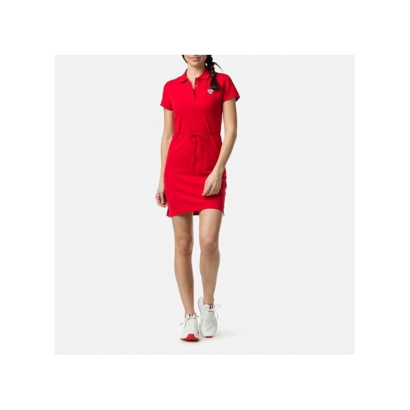 Rossignol Polo Dress Femme carmin