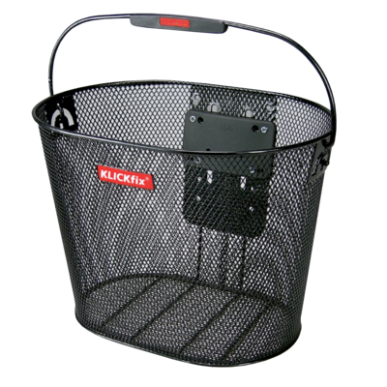 Panier avant Klickfix Oval noir