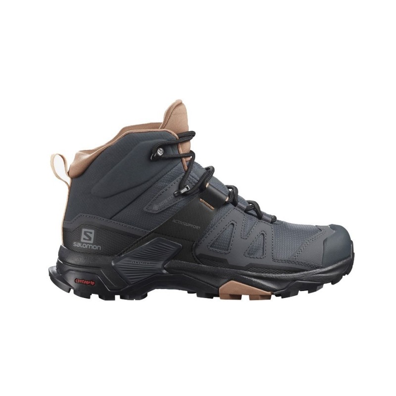 Salomon X Ultra 4 MID GTX Femme ebony / mocha / almond cream Salomon X Ultra 4 MID GTX Femme ebony / mocha / almond cream