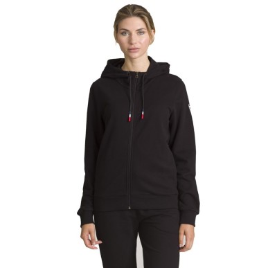 Rossignol Logo Sweat FZ Hood Fleece Femme black