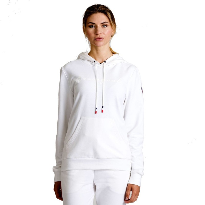 Rossignol Logo Sweat Hood Fleece Femme white