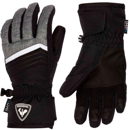 Rossignol Tech Impr Gants Enfant heather grey