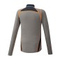 Mizuno Wool H/Zip fine grey / orange