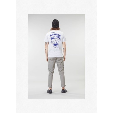 Picture Cartoon Tee grey melange