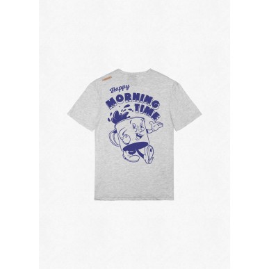 Picture Cartoon Tee grey melange