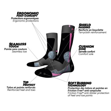Monnet Trek Expert black / pink
