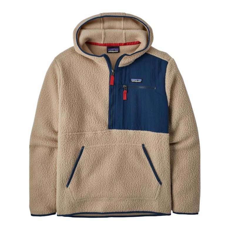 Patagonia Retro Pile Pullover oar tan