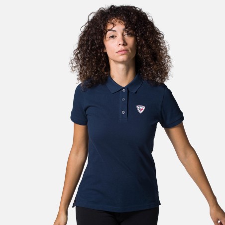 Rossignol Logo Polo Femme dark navy
