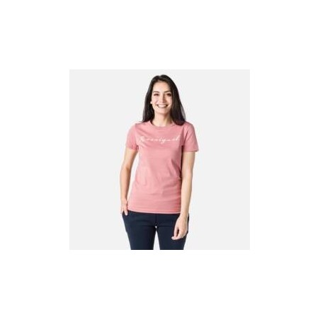 Rossignol Rossi tee Femme wallop rose