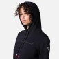Rossignol Logo Sweat Hood Fleece Femme black