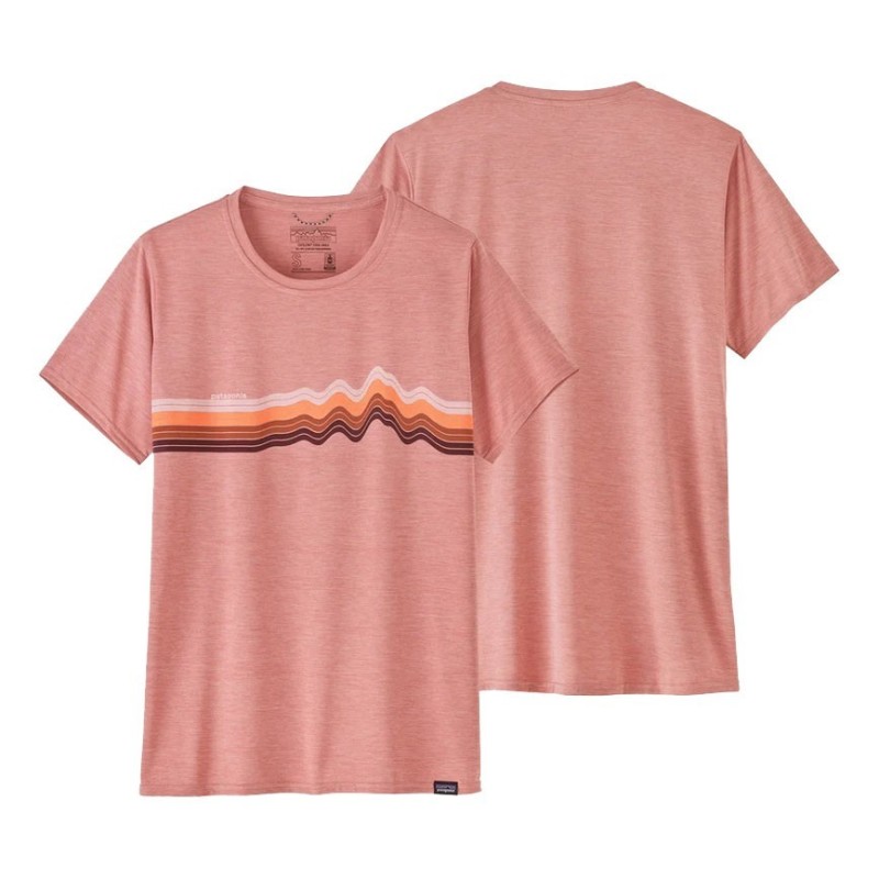 Patagonia Cap Cool Daily Tee Femme sunfade pink
