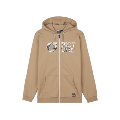 Picture Basement Zip Hoodie grey melange
