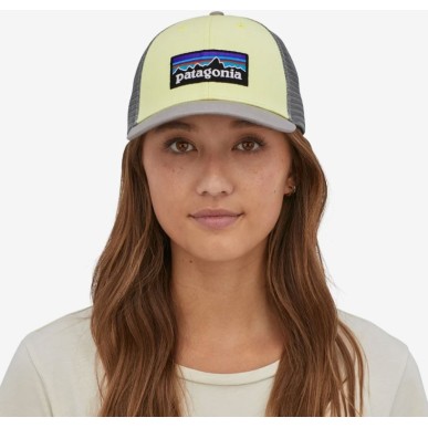 Patagonia P-6 Logo Lopro Trucker Hat isla yellow