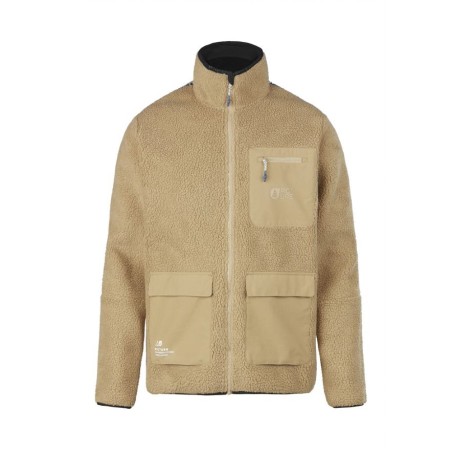 Picture Quilchena zip fleece dark stone