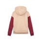 Sweat Picture Basement Plush Zip Hoodie femme rose creme