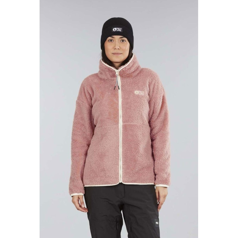 Picture Idalie Zip Fleece Femme rose crème