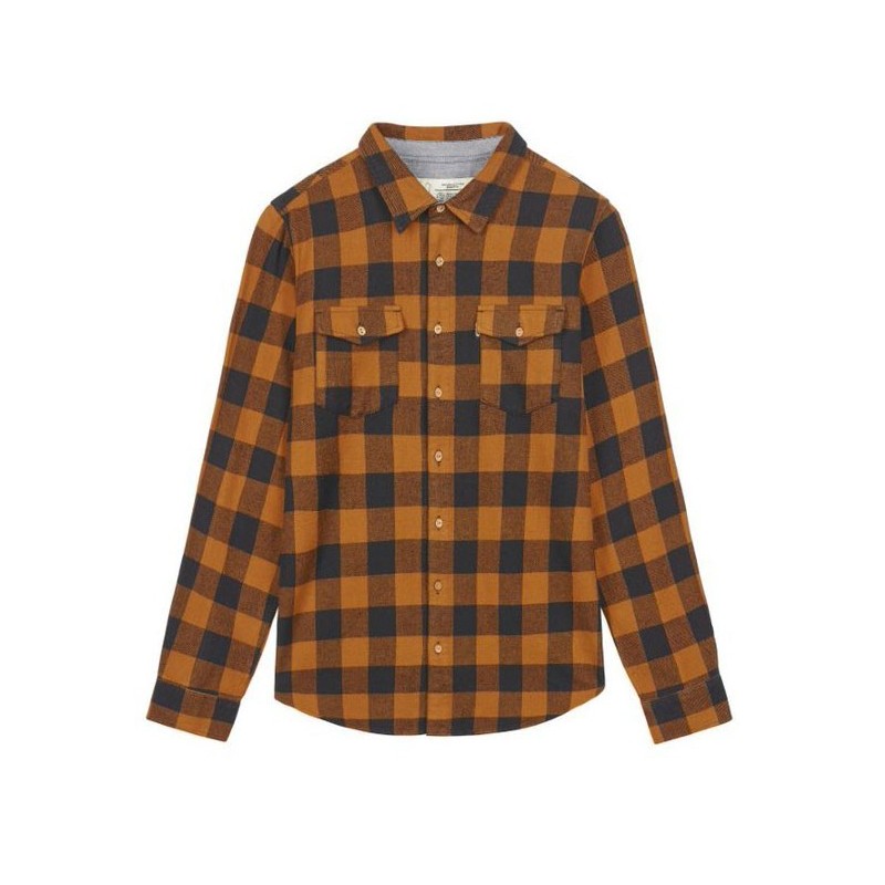 Picture Hillsboro Shirt Flanel black / nutz