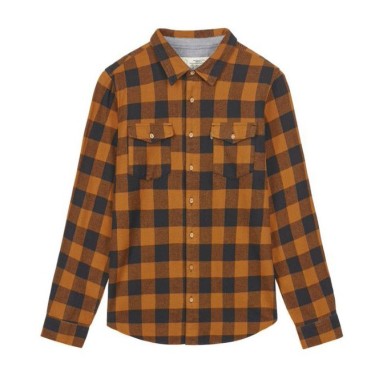Picture Hillsboro Shirt Flanel black / nutz