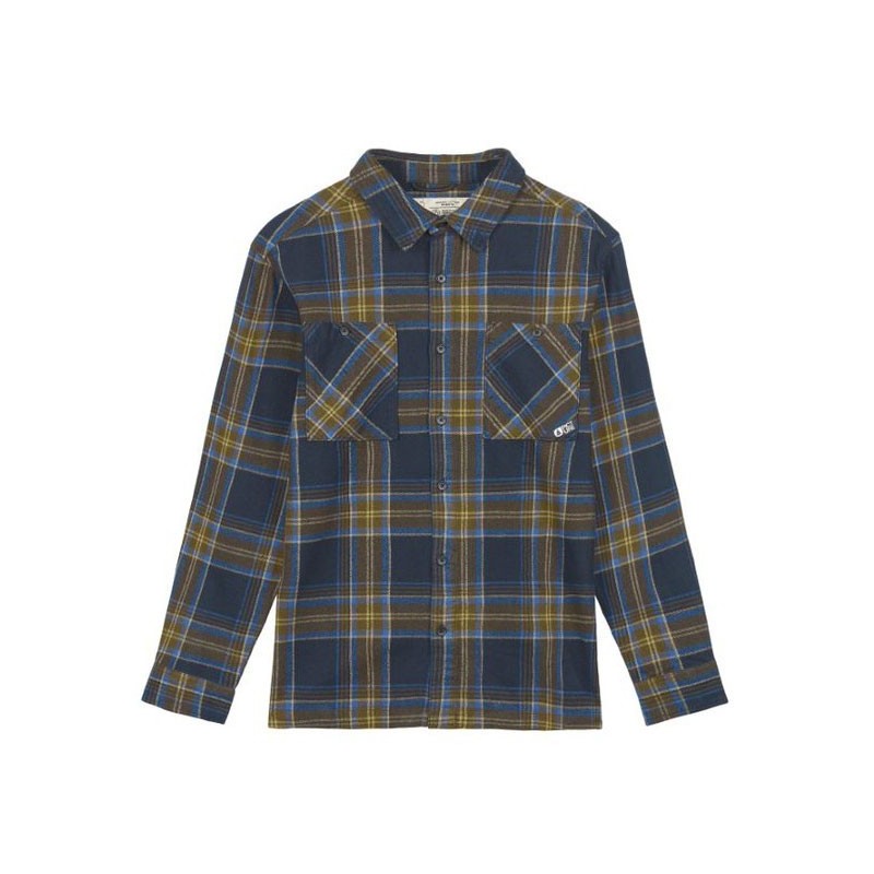 Picture Relowa Shirt plaid dark blue