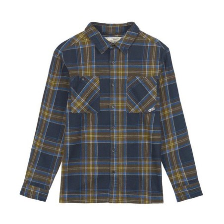 Picture Relowa Shirt plaid dark blue