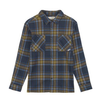 Picture Relowa Shirt plaid dark blue